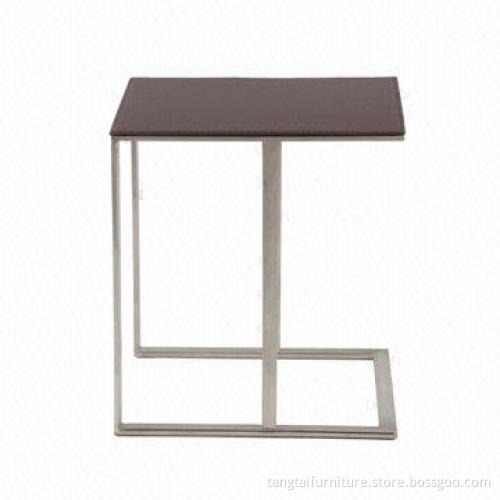 Rectangle coffee table made of stainless steel